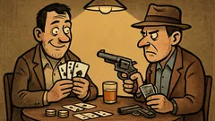 Vtip: V bare hrajú dvaja poker…