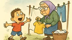 Vtip: 7-ročný Olčo kričí na babku...