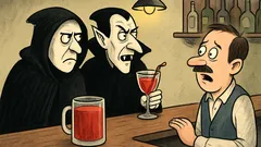 Vtip: Neskoro v noci vojdú dvaja upíri...