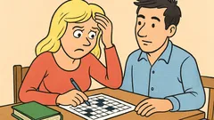 Vtip: Blondínka lúšti krížovku a pýta sa...