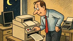 Vtip: Všetky kancelárske stroje fungujú perfektne...