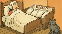 Vtip: V dvanásťčlennej rodine sa narodili štvorčatá