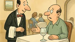 Vtip: Pán hlavný, máte to biele víno...?