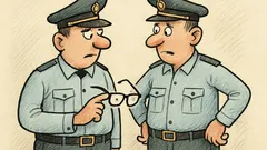 Vtip: Dvaja policajti stoja vedľa seba