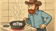 Vtip: Chuck Norris si dokáže upražiť ľad