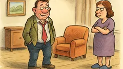 Vtip: Muž príde domov ožratý...