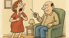 Vtip: Žena kričí, že prehltla ihlu…