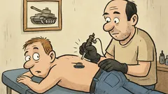 Vtip: Príde chlapík do tetovacieho štúdia...