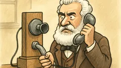 Vtip: Keď Bell vynašiel telefón, už mal zmeškaný…