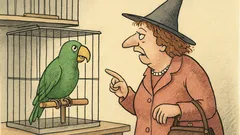 Vtip: Dáma v strednom veku si kupuje papagája