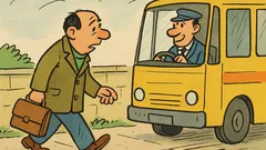 Vtip: Príde autobus presne, keď...