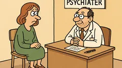 Vtip: Pacientka vstúpi do ordinácie psychiatra...