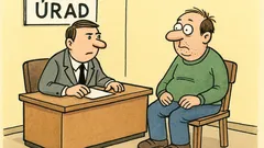 Vtip: Na úrade – Vaše povolanie? Televízny divák