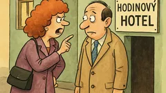 Vtip: Snaživá dáma vyčíta milencovi...