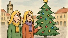 Vtip: Dve blondínky sa prechádzajú po námestí...