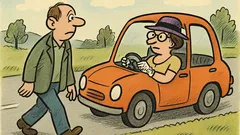 Vtip: Ak zbadáte vodiča s klobúkom...