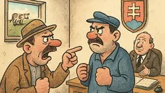 Vtip: Na obecný úrad vyrútia sa dvaja...