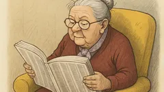 Vtip: Babička dostane namiesto románu zoznam...