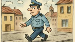 Vtip: Ide policajt po ulici a...